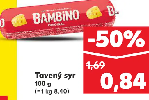 Bambino Tavený syr