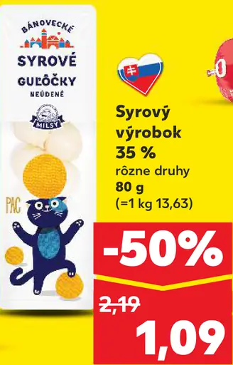 Rajo syrové guľôčky 35 %