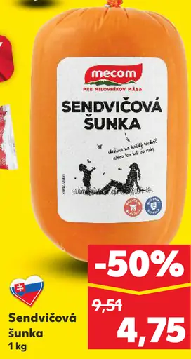 Mecom Sendvičová šunka
