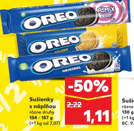 Oreo Remix sušienky