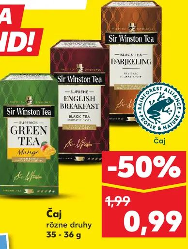 Sir Winston Tea čaj