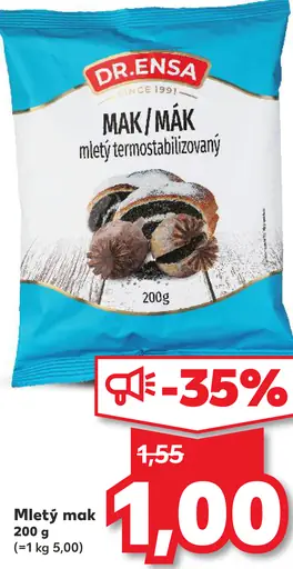 Dr.Ensa mletý mak termostabilizovaný