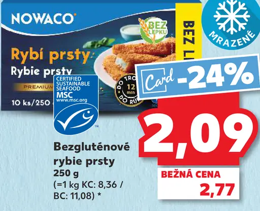 Nowaco bezgluténové rybie prsty
