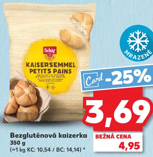 Schär bezlepková Kaiserka