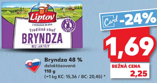Liptov Bryndza 48 % bez laktózy