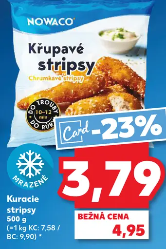 Nowaco chrumkavé kuracie stripsy