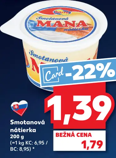 Mana Smotanová nátierka
