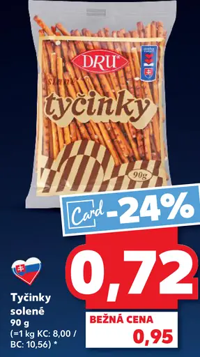 Dru tyčinky solené