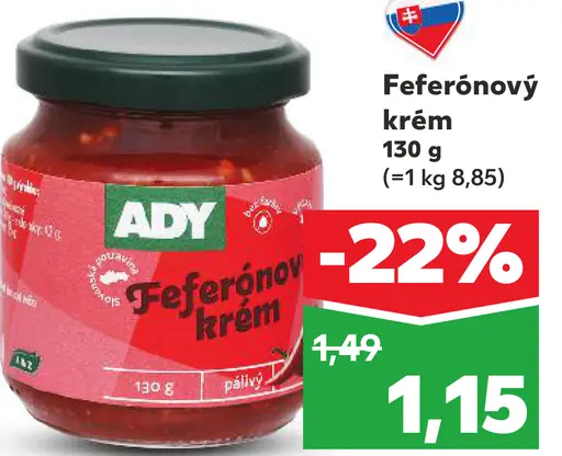 ADY feferónový krém