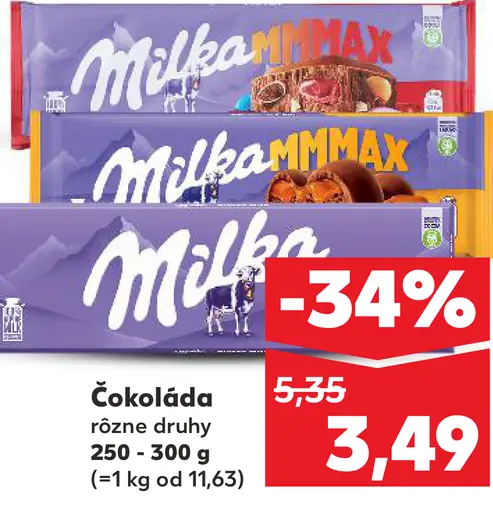 Milka Mliečna čokoláda