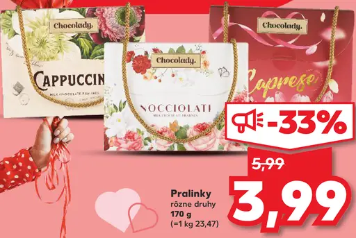 Chocolady Cappuccino pralinky