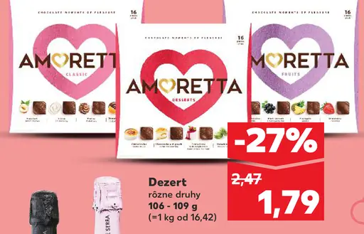 Amoretta čokoládový dezert