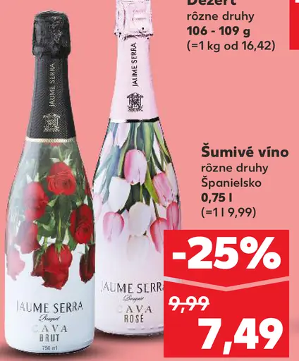 Jaume Serra šumivé víno