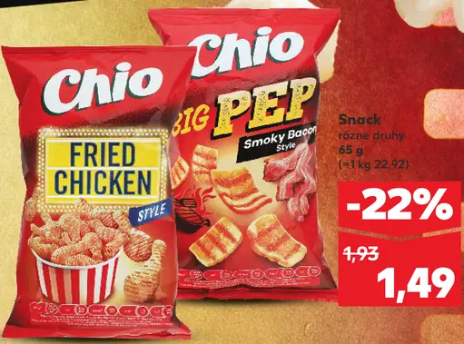 Chio Fried Chicken snack