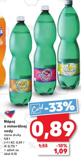 Baldovská nápoj z minerálnej vody