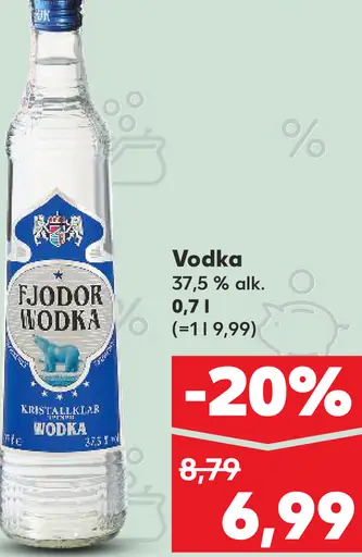 Fjodor Vodka kryštálovo čistá vodka