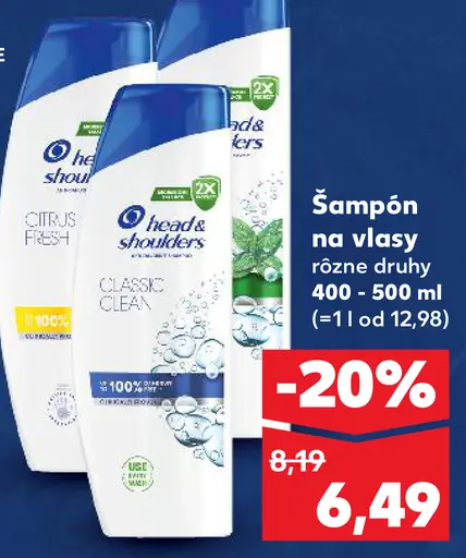 Head & Shoulders šampón na vlasy