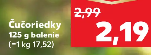 Čučoriedky čerstvé