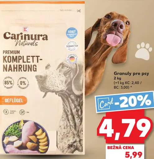 Carnura Naturals granuly pre psy