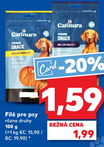 CarnurA filé pre psy rôzne druhy