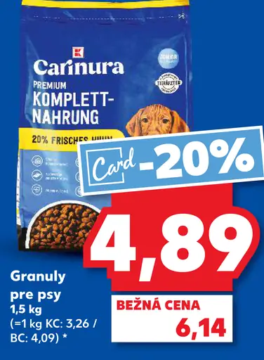 Carnura Granuly pre psy