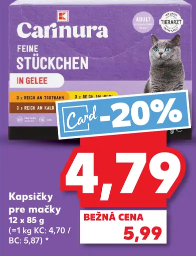 CarnurA kapsičky pre mačky rôzne druhy