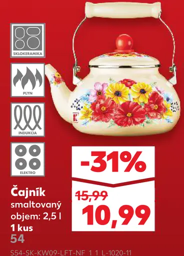 Čajník smaltovaný