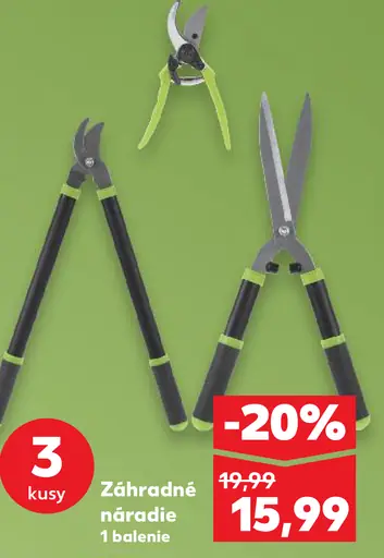 Záhradné náradie – nožnice a strihače
