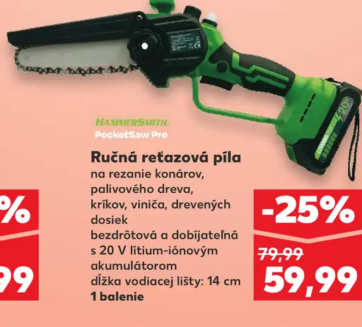 Hammersmith PocketSaw Pro Ručná reťazová pila