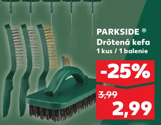 Parkside Drôtená kefa