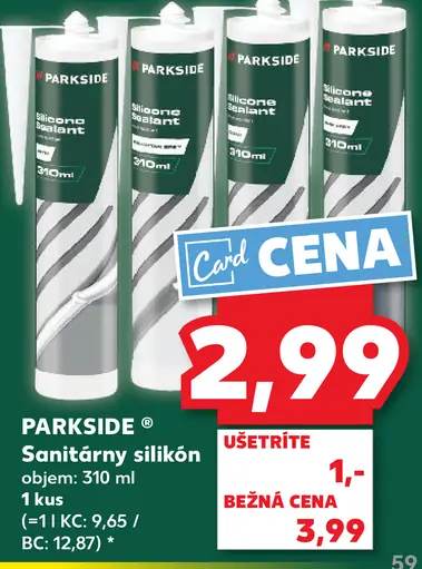Parkside Sanitárny silikón
