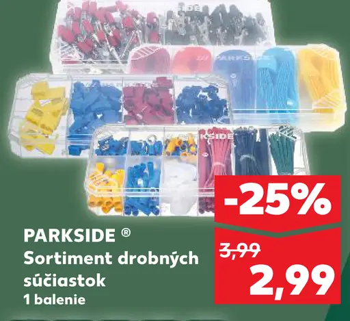 Parkside Sortiment malých súčiastok