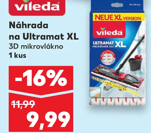 Vileda Náhrada na Ultramat XL 3D mikrovlákno
