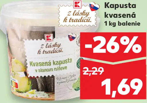 Kapusta kvasená v slanom náleve