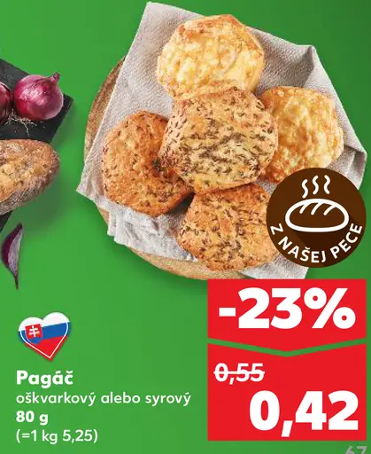 Pagáč oškvarkový alebo syrový