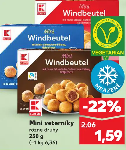 K-Classic Mini veterníky mrazené