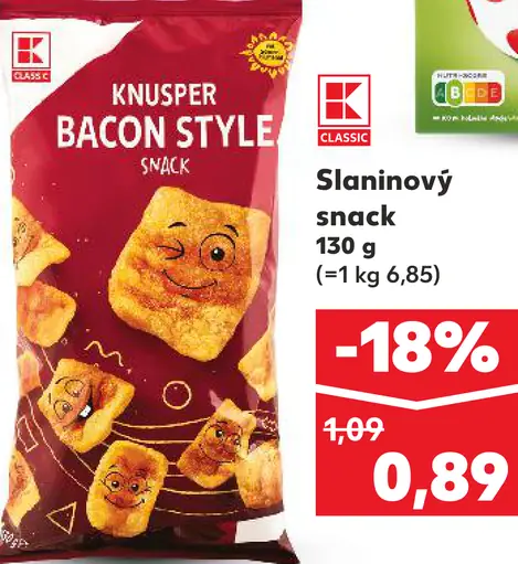 K-Classic Knusper Bacon Style snack