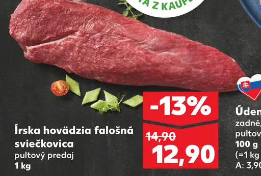 Írska hovädzia falošná sviečkovica