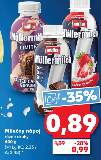 Müller Müllermilch Mliečny nápoj