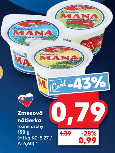 Mana smotanový dezert