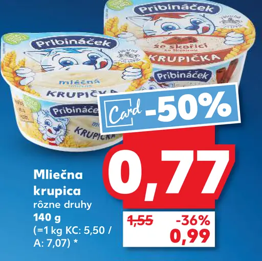 Pilos Mliečna krupica