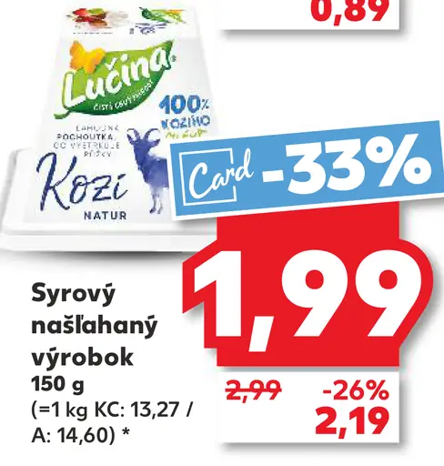 Lučina Svěží syrový výrobok