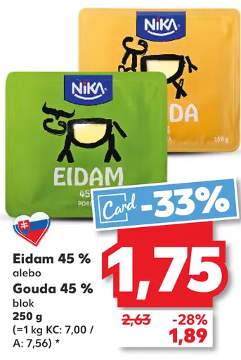 Nika Eidam 45 % blok syr