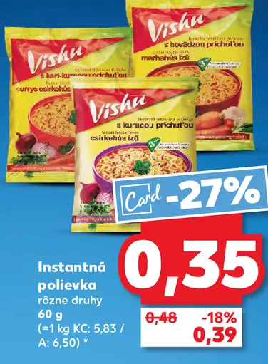 Vitis instantná polievka