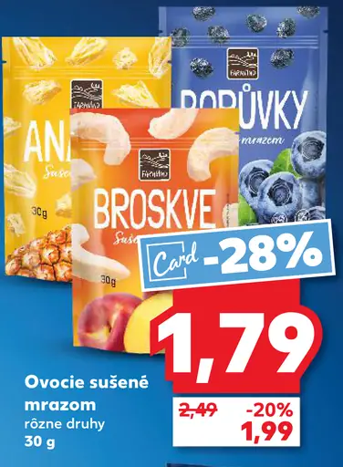 Anita ovocie sušené mrazom