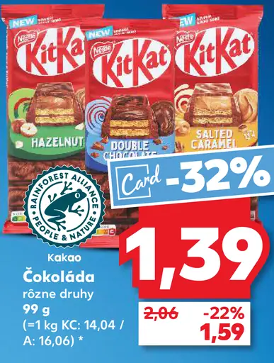 KitKat čokoláda