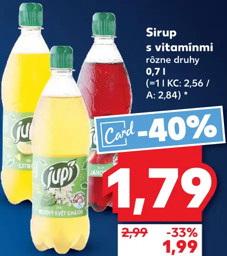 7Up sirup s vitamínmi