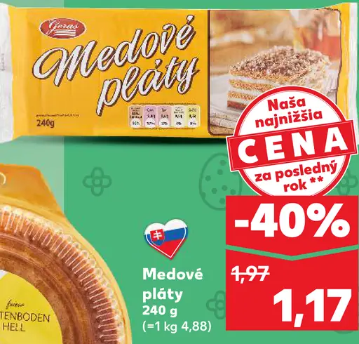 VitaFlóra Medové pláty