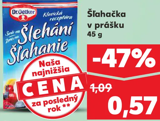 Dr. Oetker Šľahačka v prášku