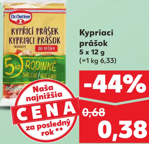 Dr. Oetker kypriaci prášok do pečiva